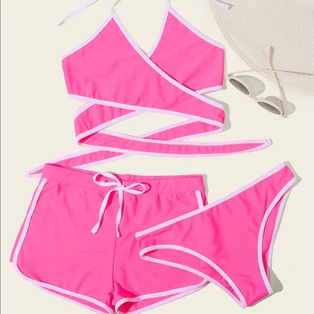 SOLD!!! Bikini with swim shorts